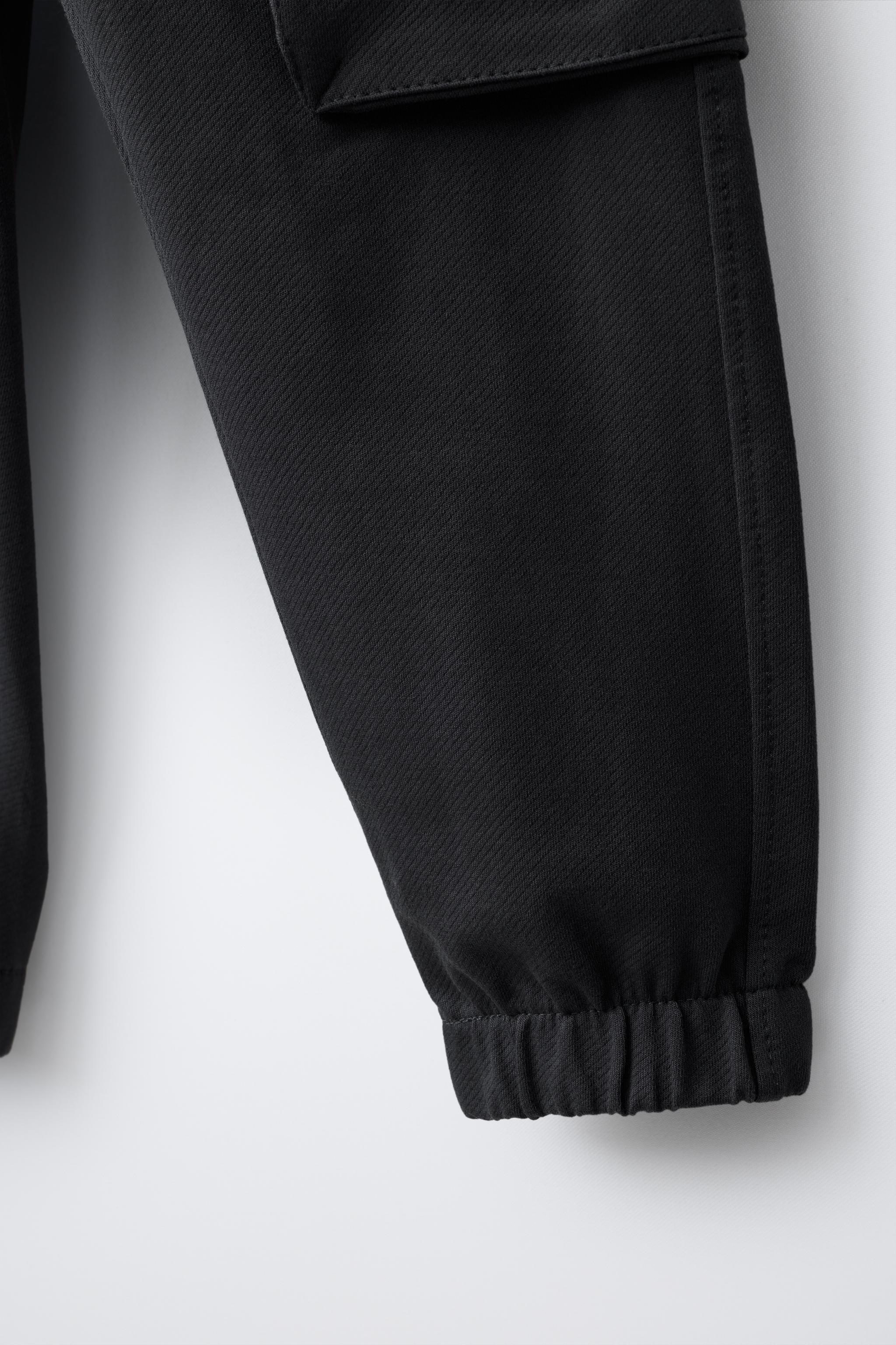 PLUSH CARGO JOGGER PANTS